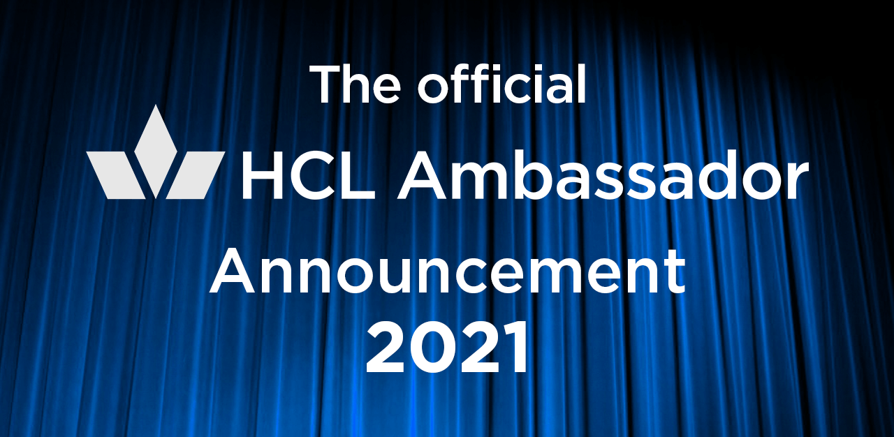 HCL Ambassador Announcement banner TinyPNG
